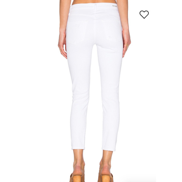 Citizens Of Humanity Jeans Womens 26 White Rocket Crop High Rise Skinny Zip - Picture 3 of 16